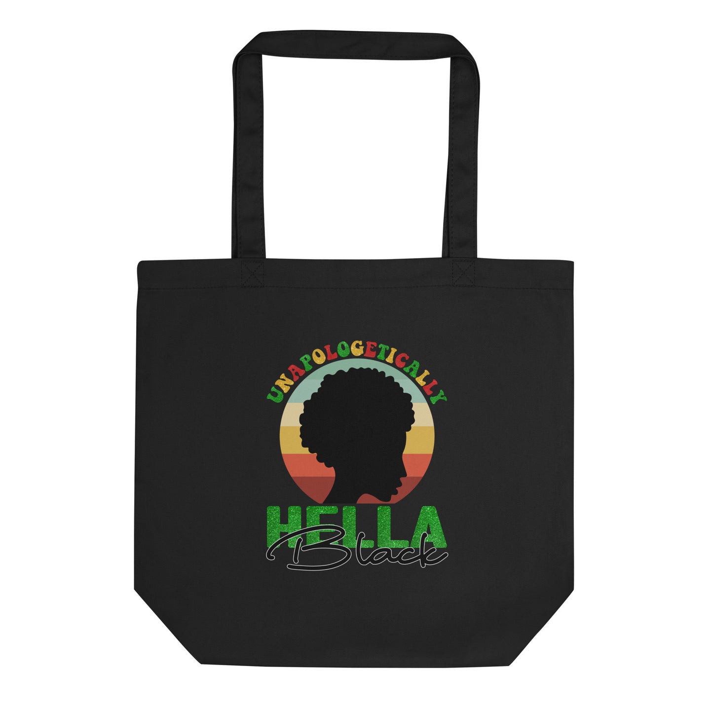 "HELLA" Black Culture Organic Tote