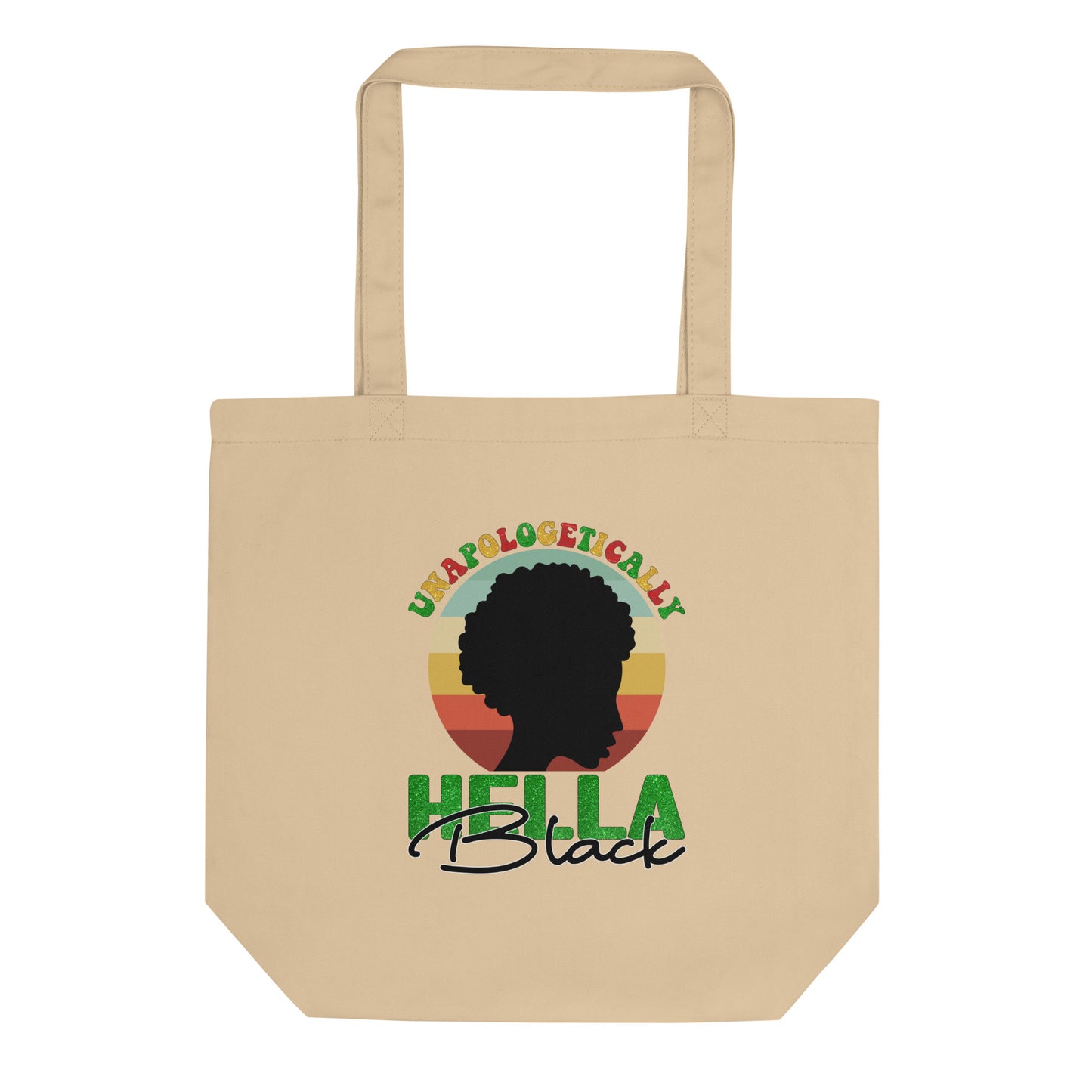 "HELLA" Black Culture Organic Tote