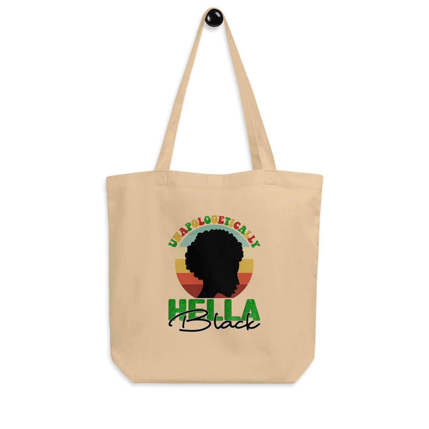 "HELLA" Black Culture Organic Tote