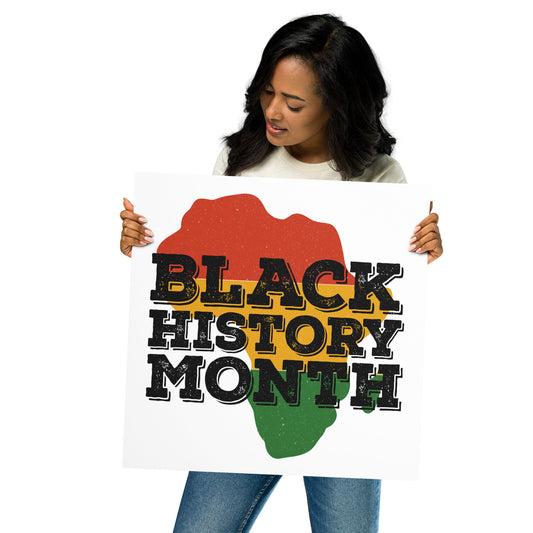 "BLACK HISTORY MONTH" Poster