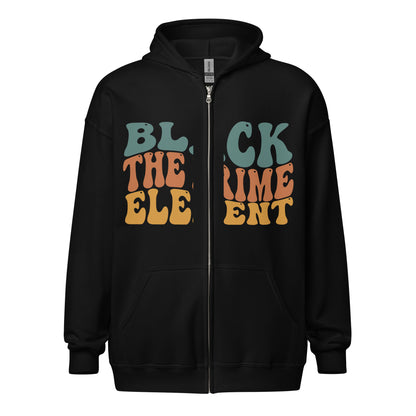 "THE PRIME ELEMENT" Unisex heavy blend zip hoodie