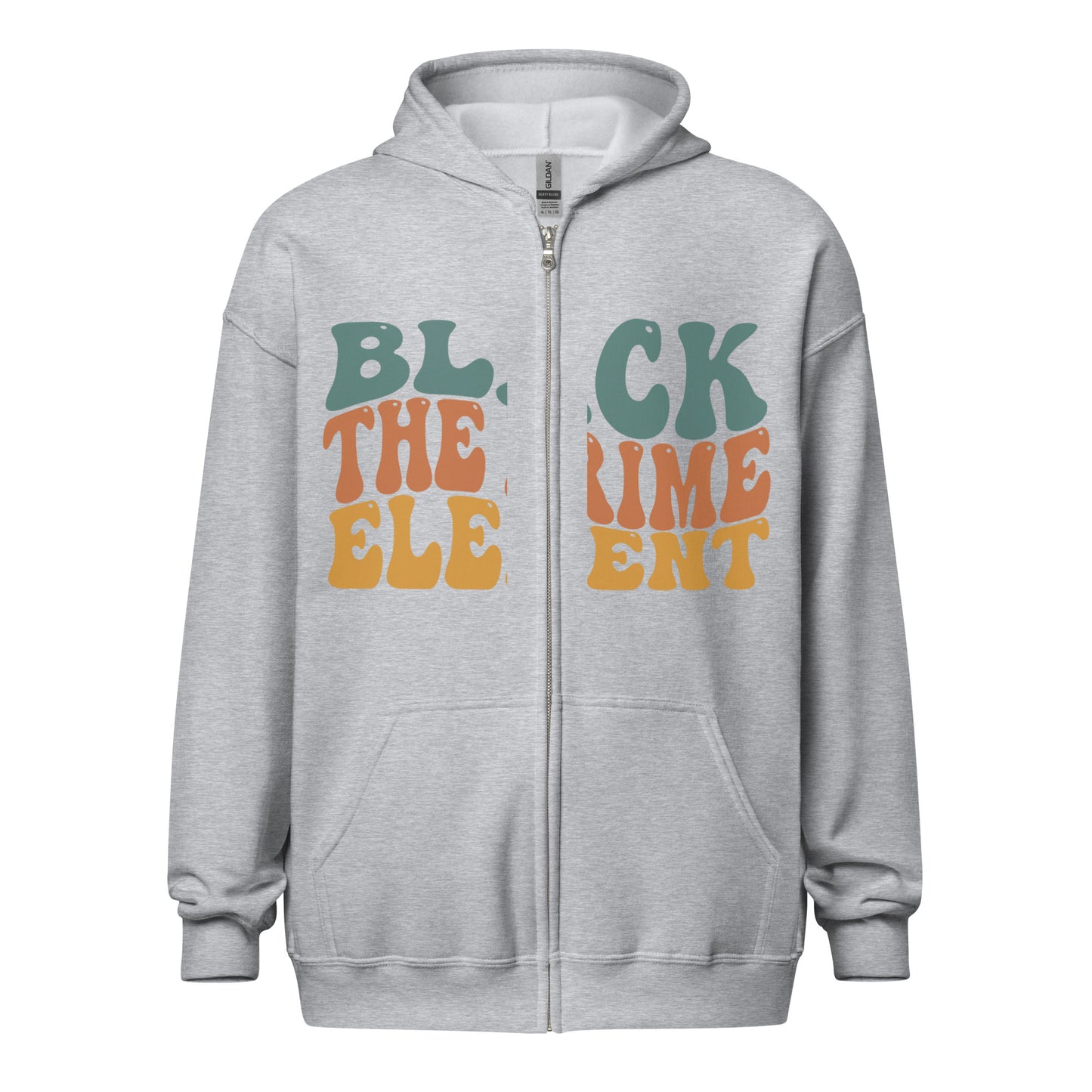 "THE PRIME ELEMENT" Unisex heavy blend zip hoodie