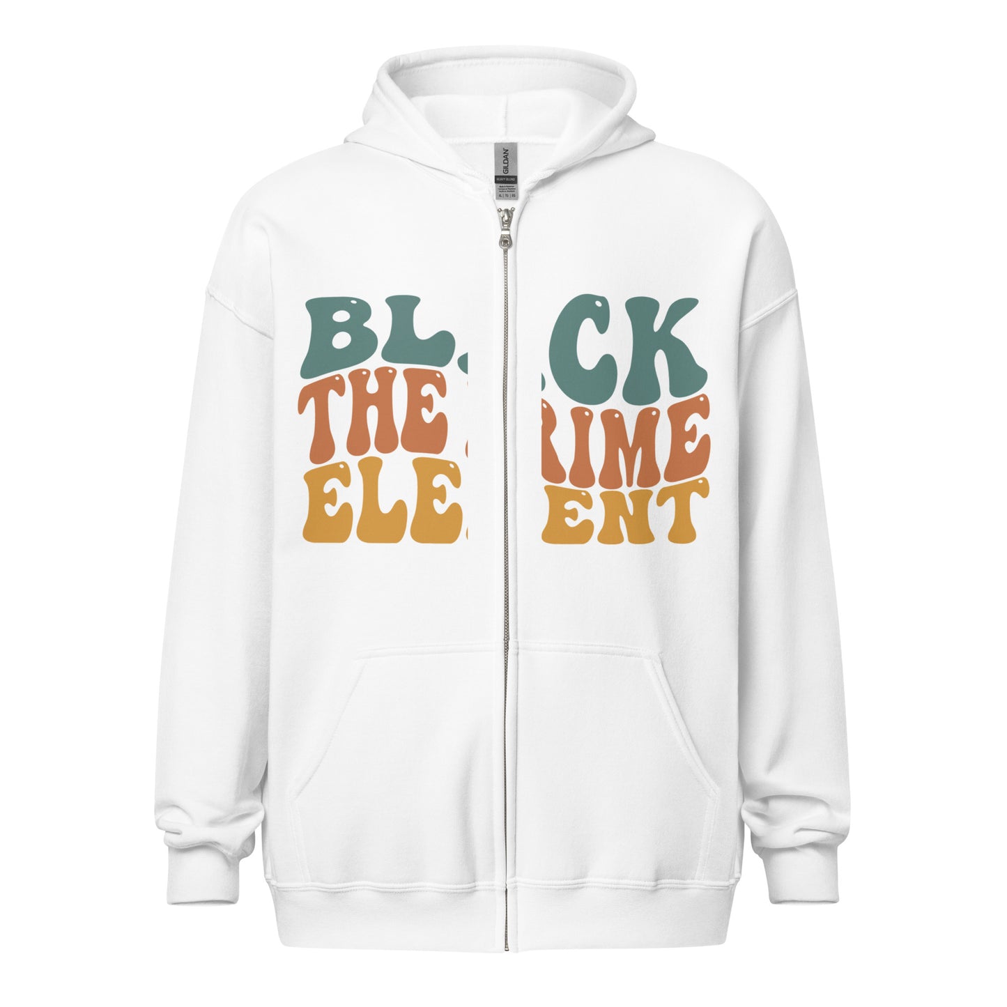 "THE PRIME ELEMENT" Unisex heavy blend zip hoodie