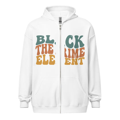 "THE PRIME ELEMENT" Unisex heavy blend zip hoodie