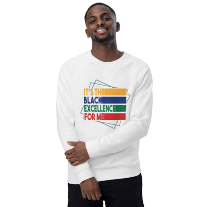 "BLACK EXCELLENCE" Unisex Raglan Sweatshirt