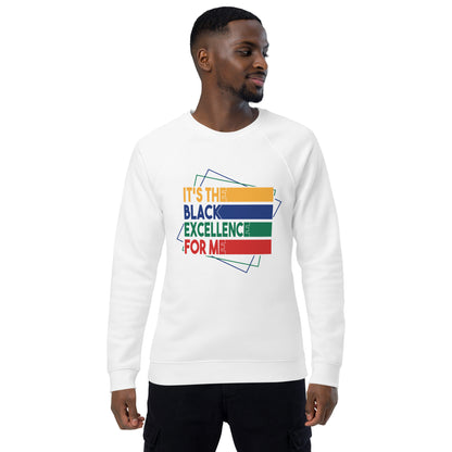 "BLACK EXCELLENCE" Unisex Raglan Sweatshirt