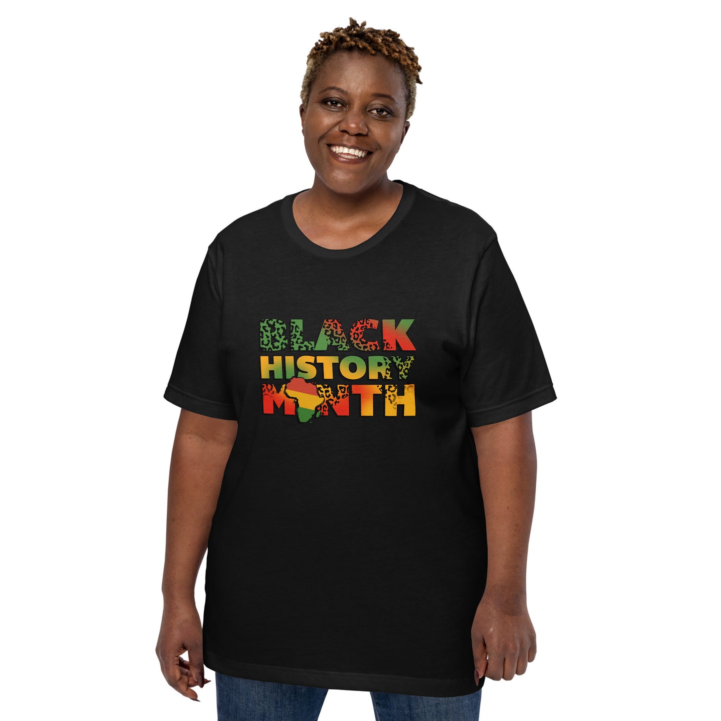 "BLACK HISTORY MONTH" Unisex t-shirt