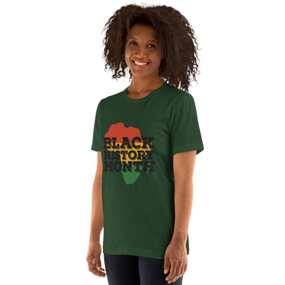 "BLACK HISTORY MONTH" Unisex t-shirt