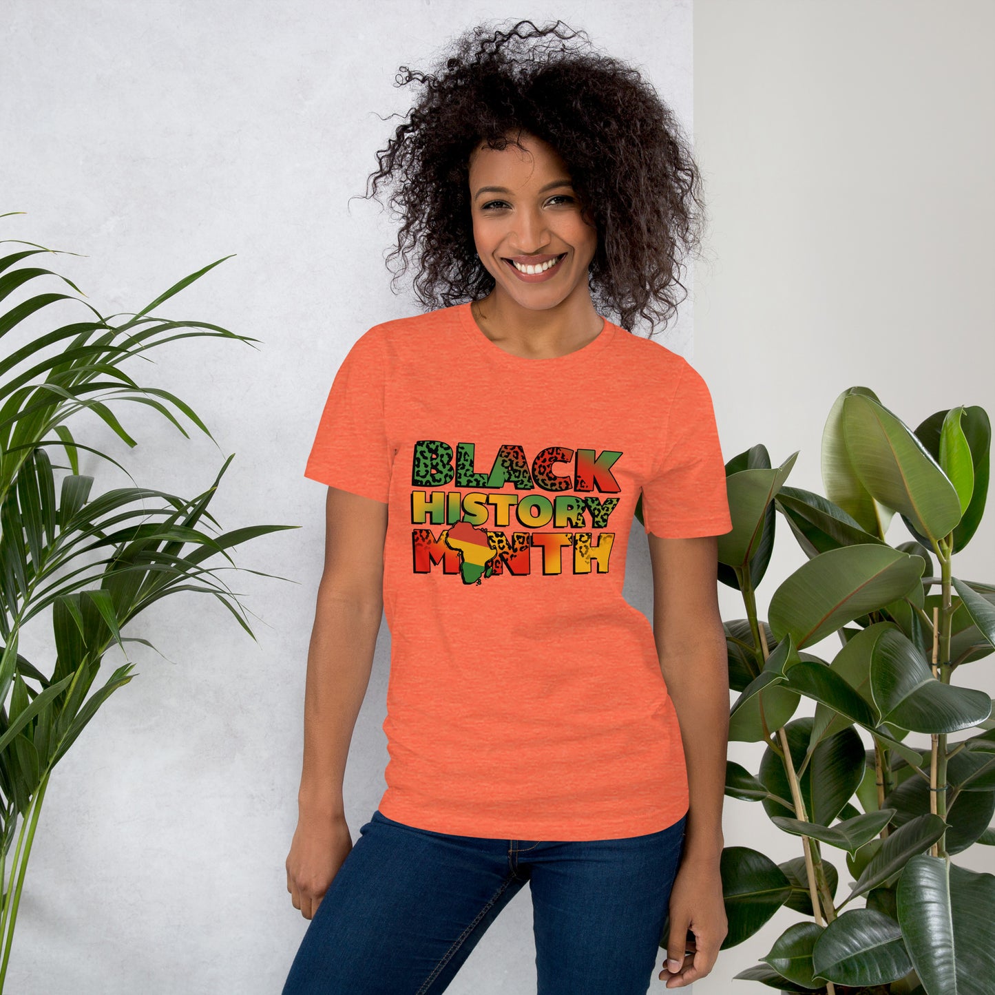 "BLACK HISTORY MONTH" Unisex t-shirt