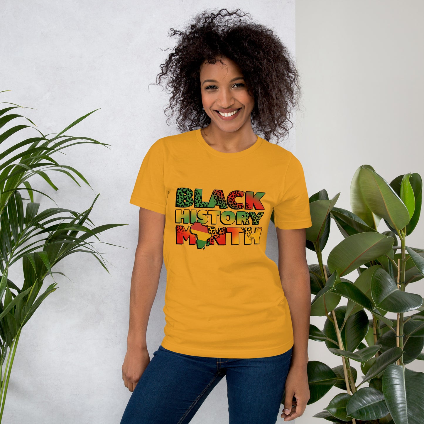 "BLACK HISTORY MONTH" Unisex t-shirt