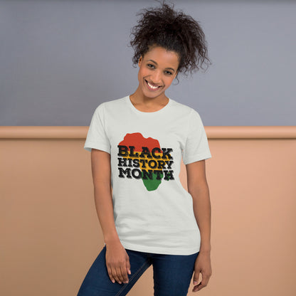 "BLACK HISTORY MONTH" Unisex t-shirt