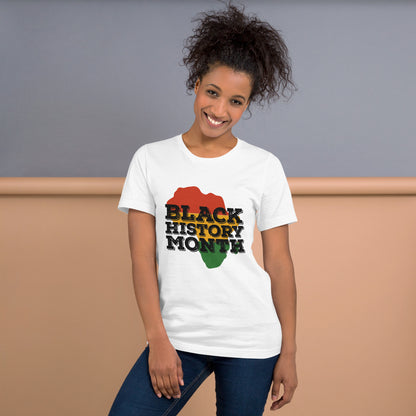 "BLACK HISTORY MONTH" Unisex t-shirt