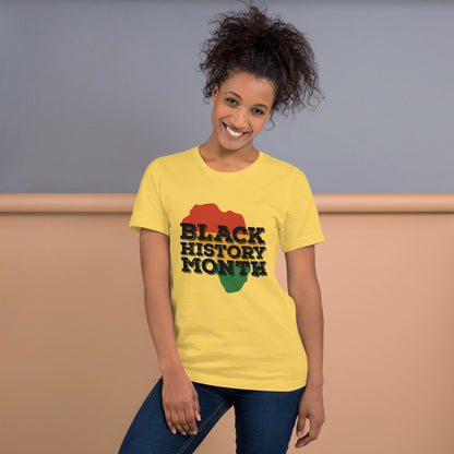 "BLACK HISTORY MONTH" Unisex t-shirt