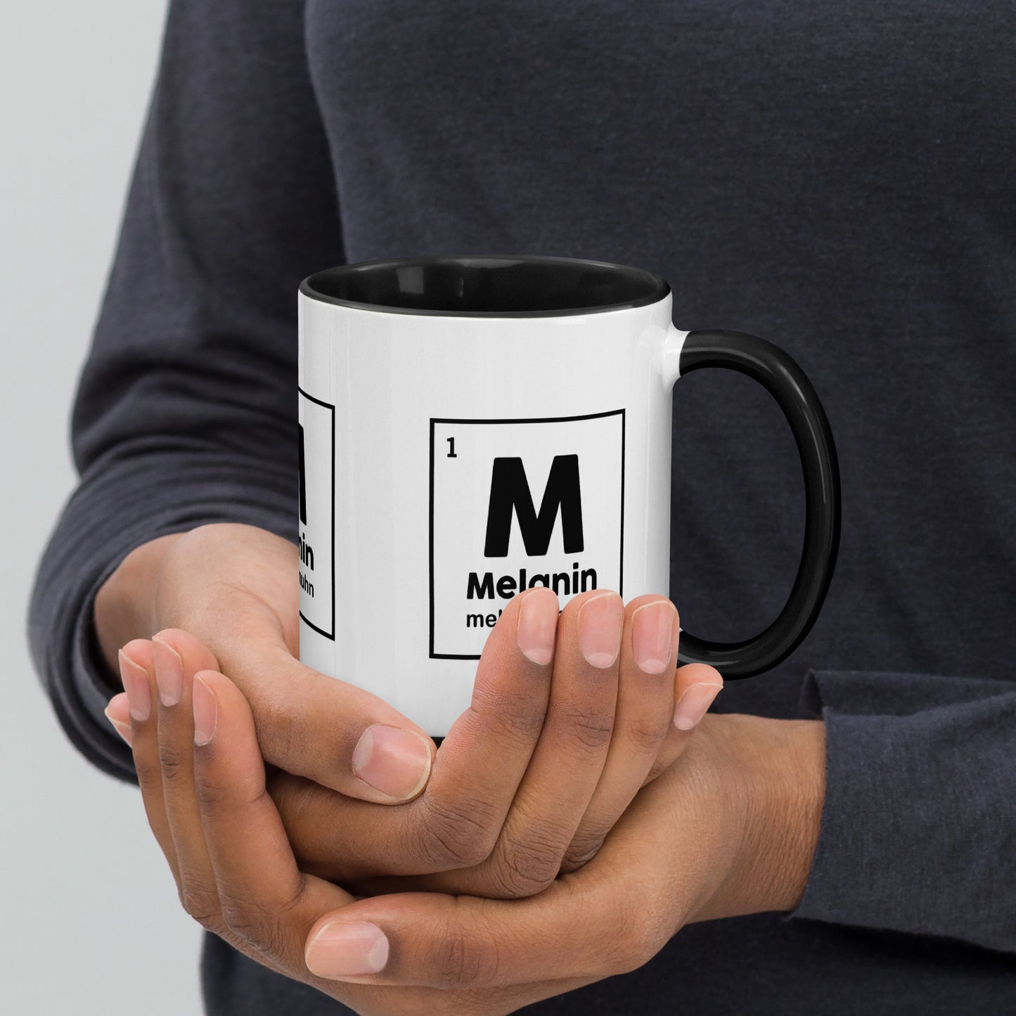 "MELANIN" Mug with Color Inside