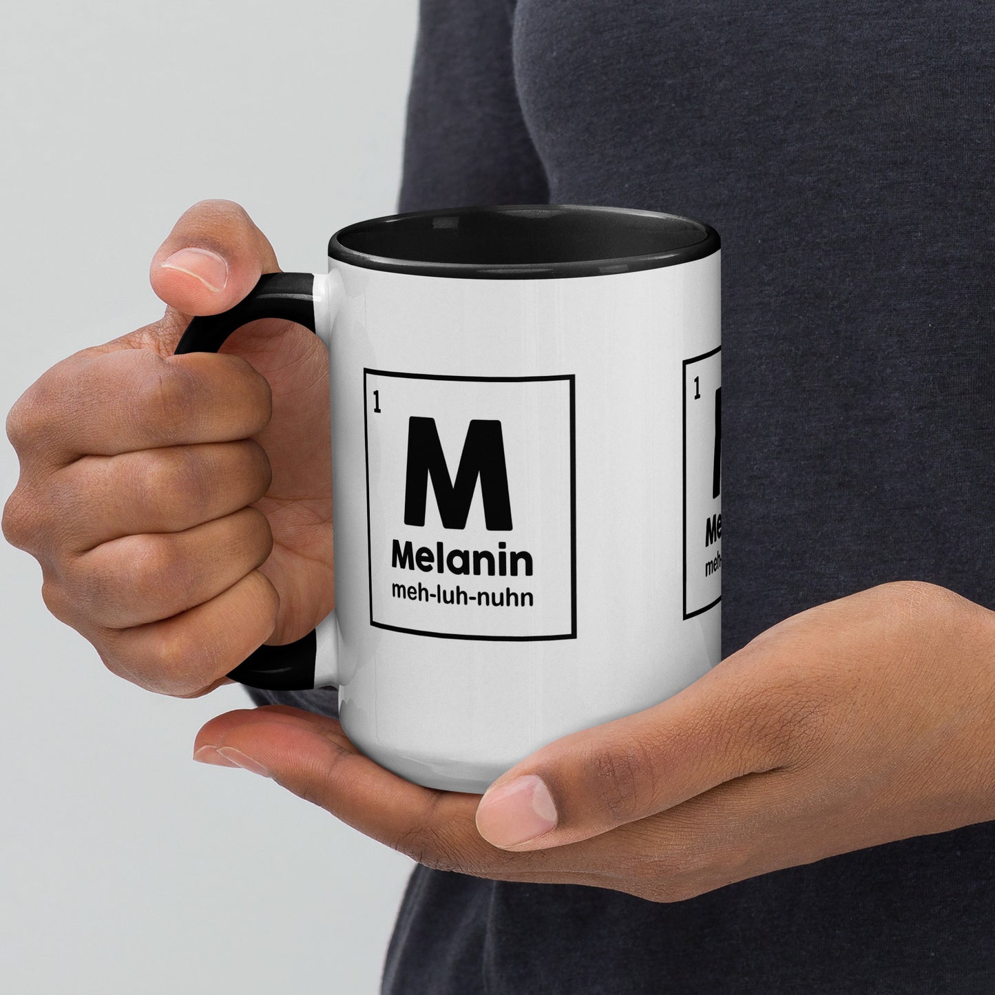 "MELANIN" Mug with Color Inside