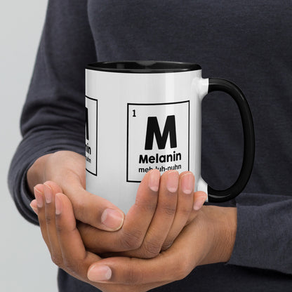 "MELANIN" Mug with Color Inside