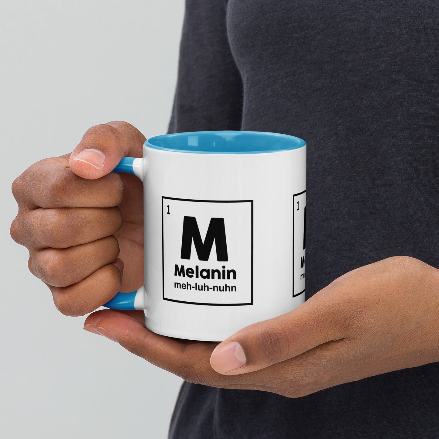 "MELANIN" Mug with Color Inside