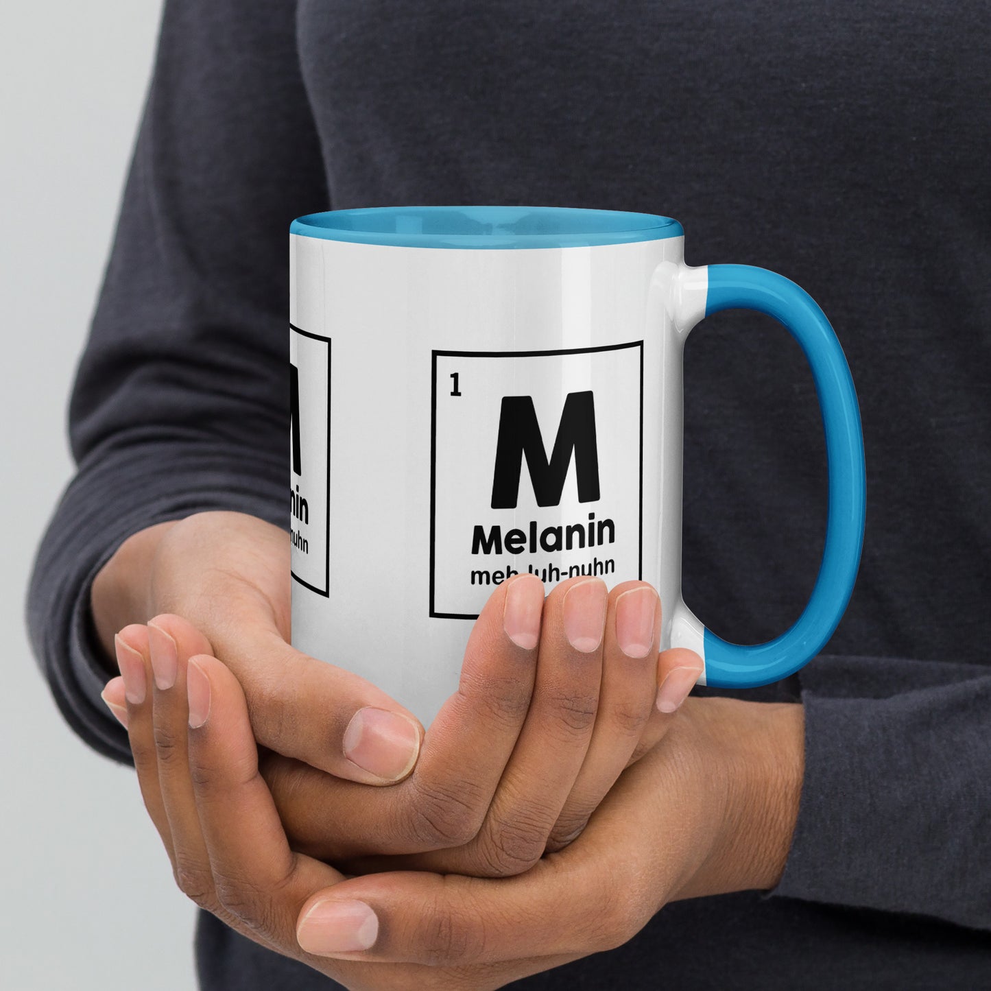 "MELANIN" Mug with Color Inside