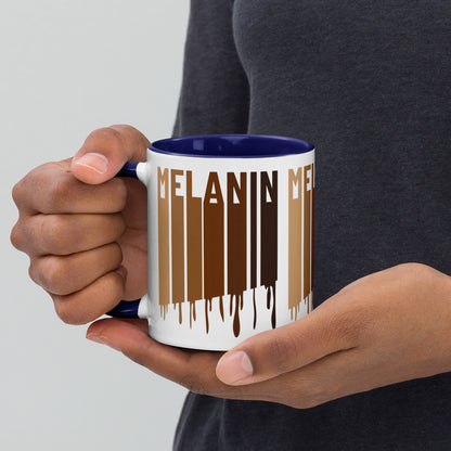 "MELANIN" Mug with Color Inside