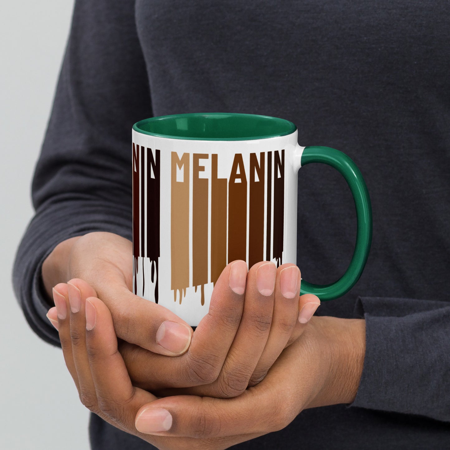 "MELANIN" Mug with Color Inside