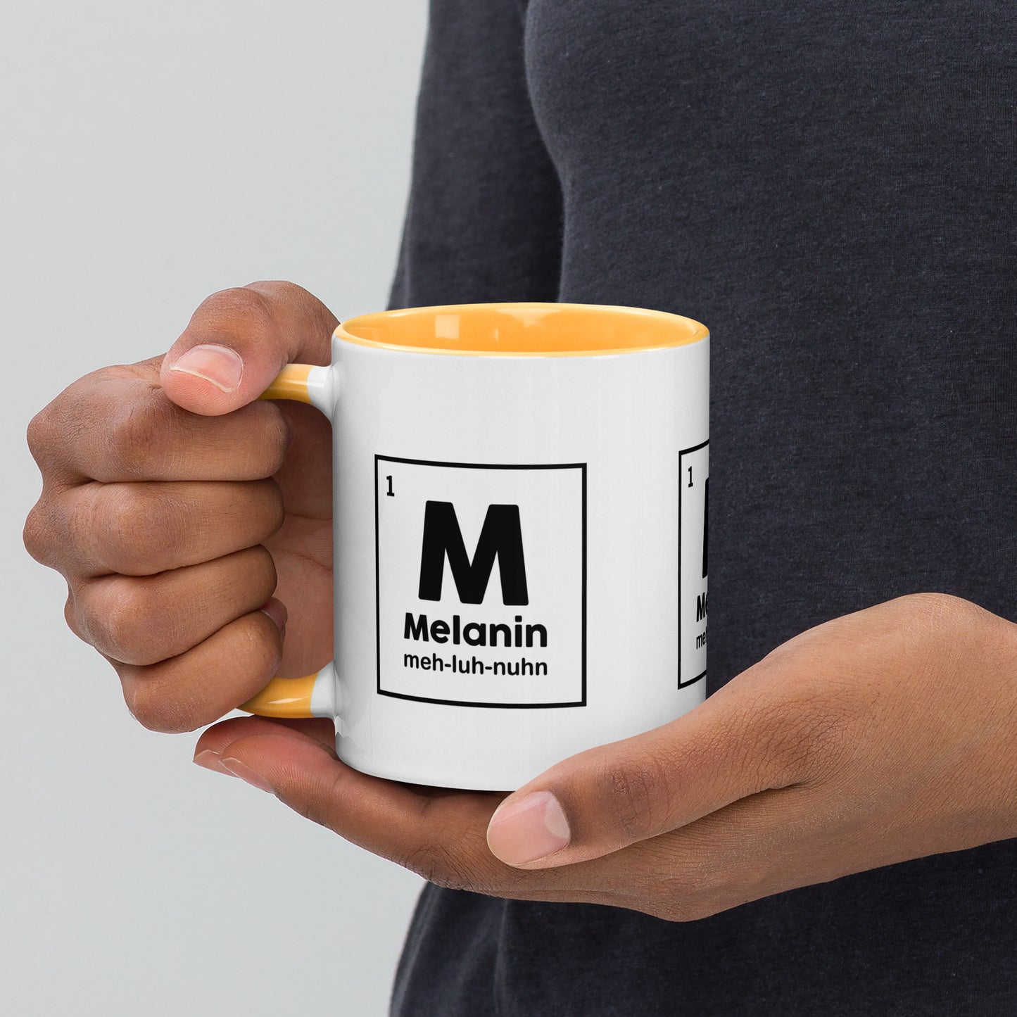 "MELANIN" Mug with Color Inside