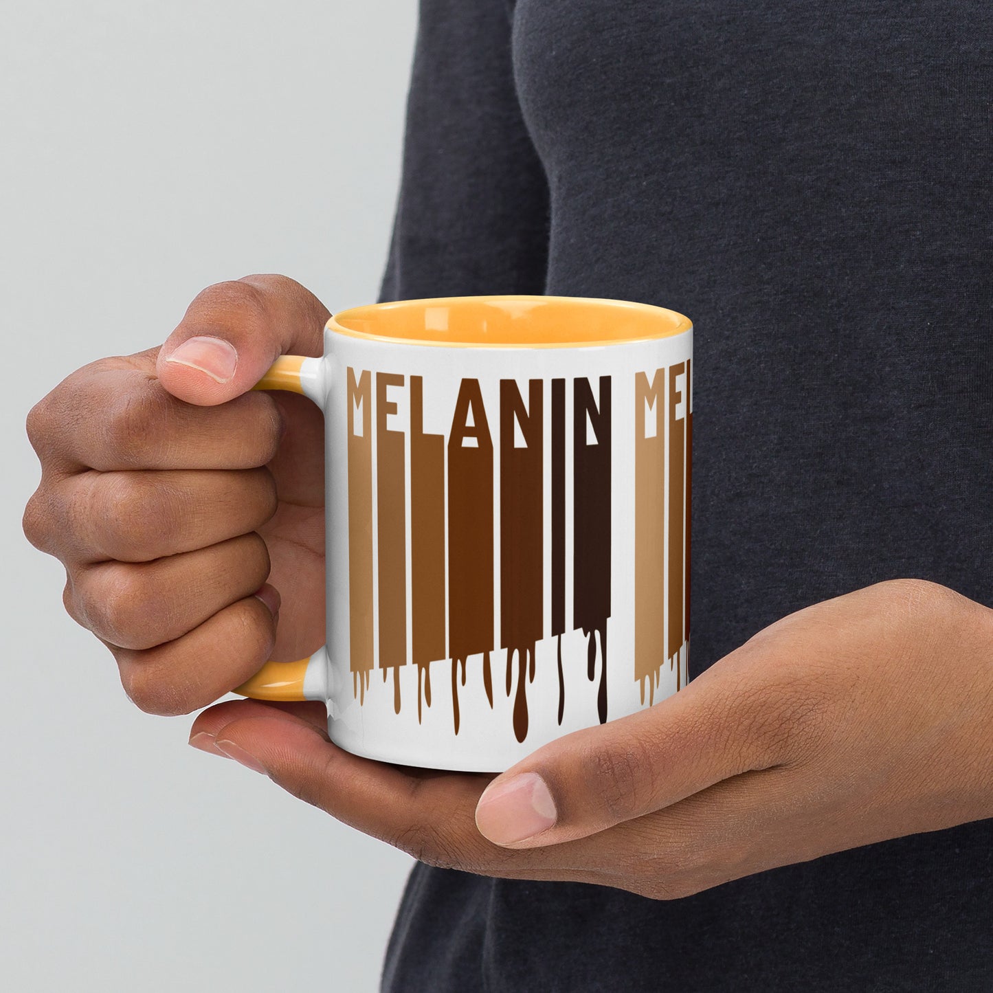 "MELANIN" Mug with Color Inside