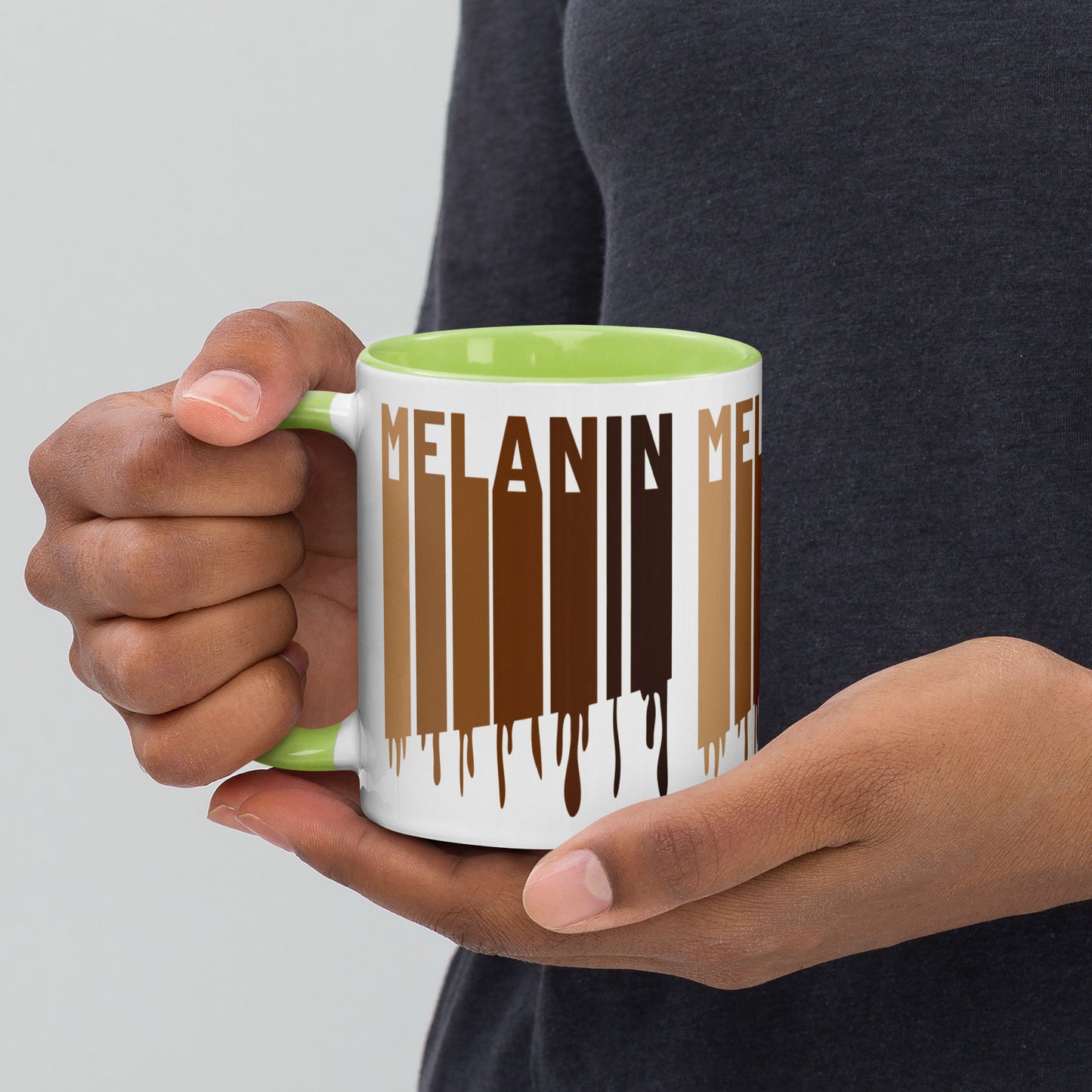 "MELANIN" Mug with Color Inside