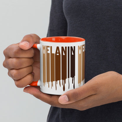 "MELANIN" Mug with Color Inside