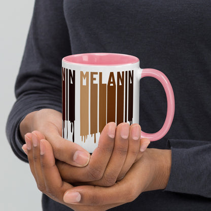 "MELANIN" Mug with Color Inside