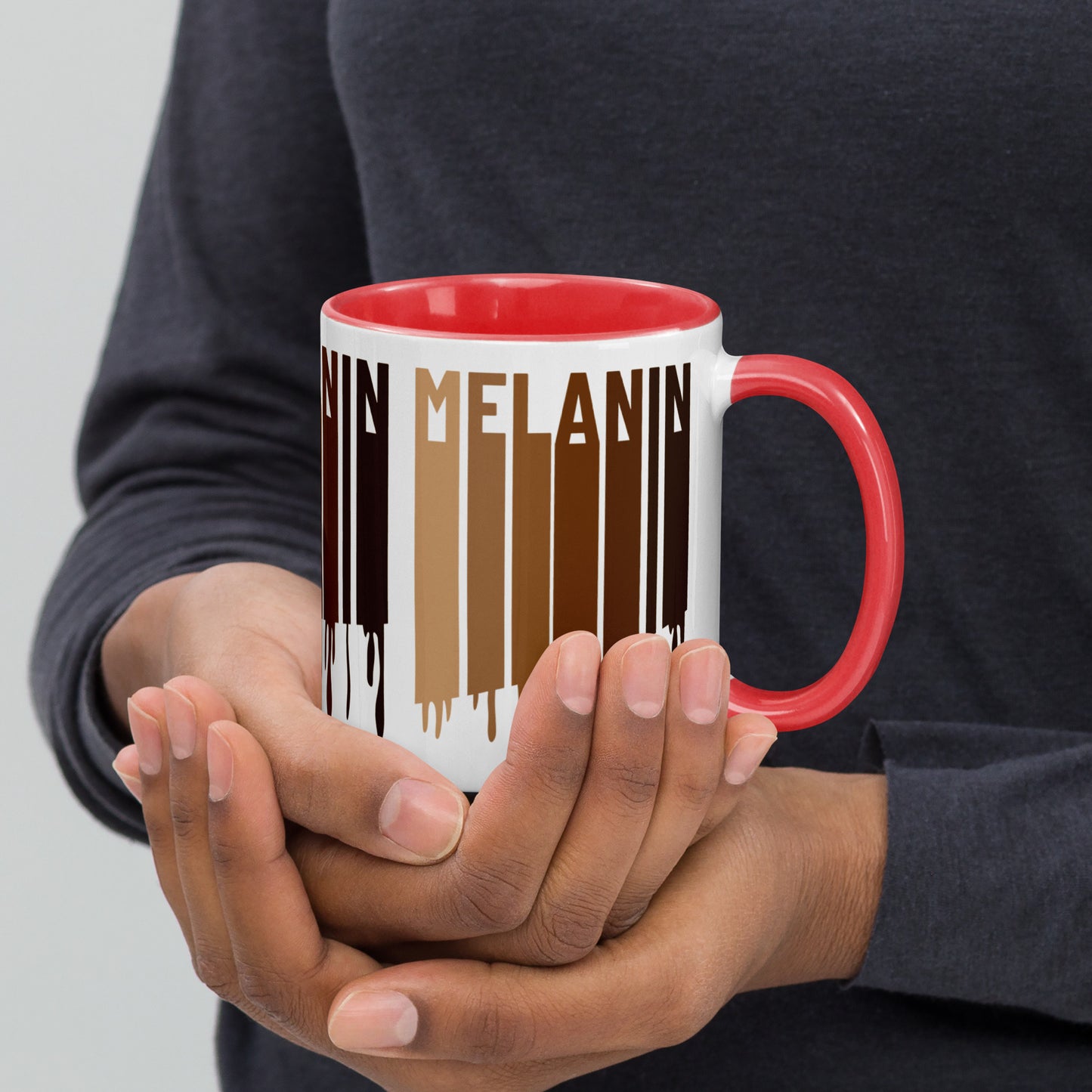 "MELANIN" Mug with Color Inside