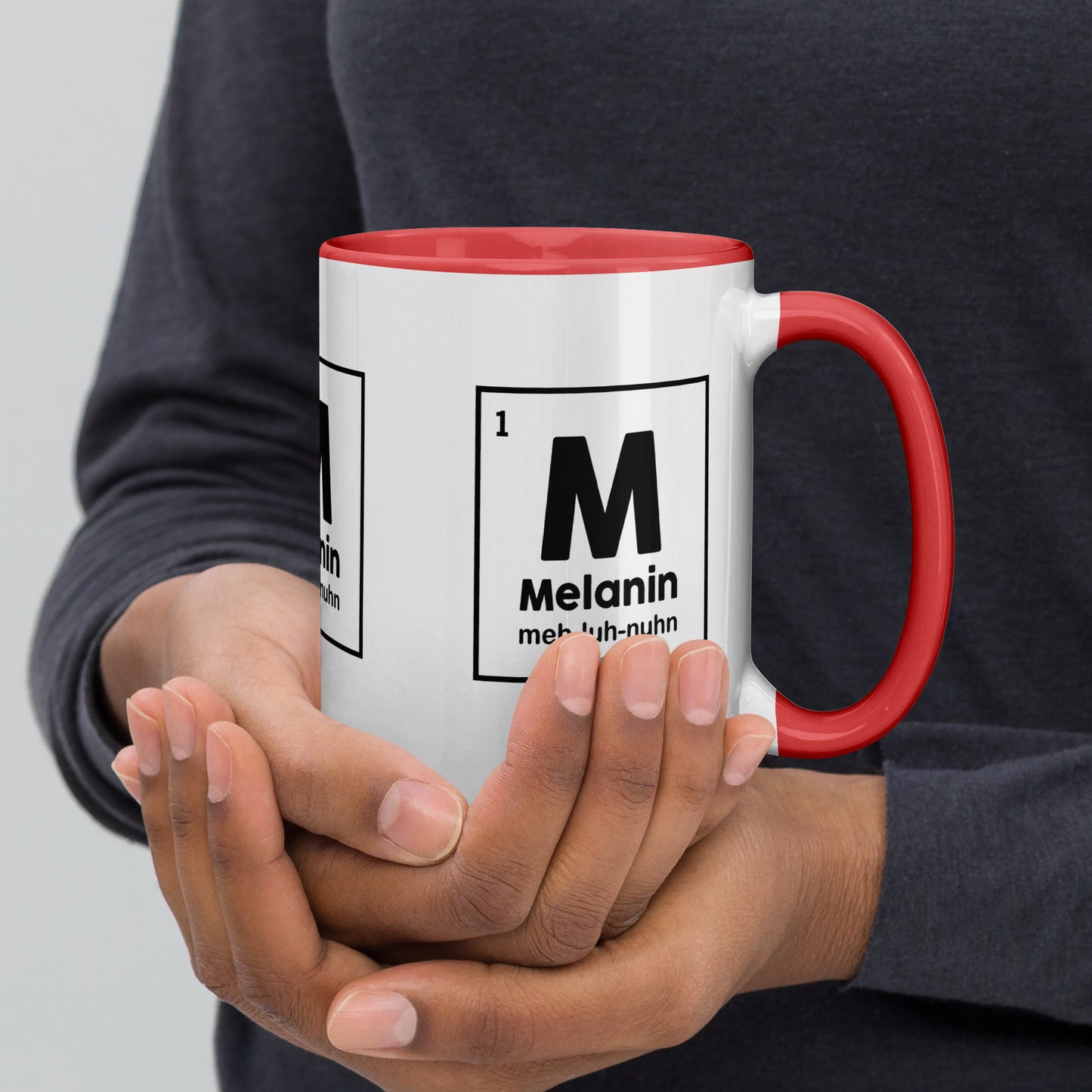 "MELANIN" Mug with Color Inside