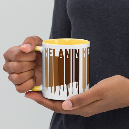 "MELANIN" Mug with Color Inside