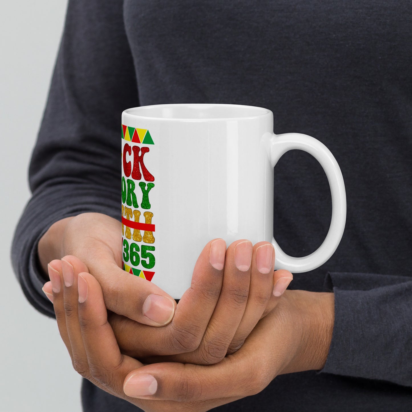 "24/7 365" White glossy mug