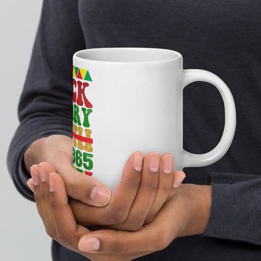 "24/7 365" White glossy mug