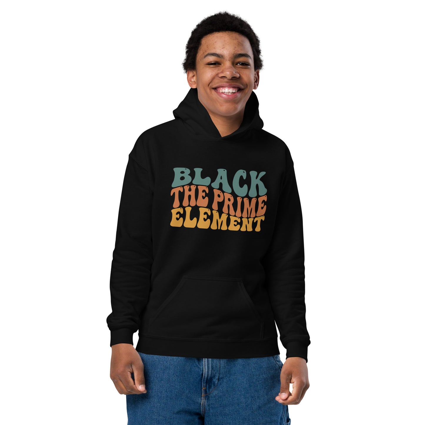 "THE PRIME ELEMENT" Youth Heavy Blend Hoodie