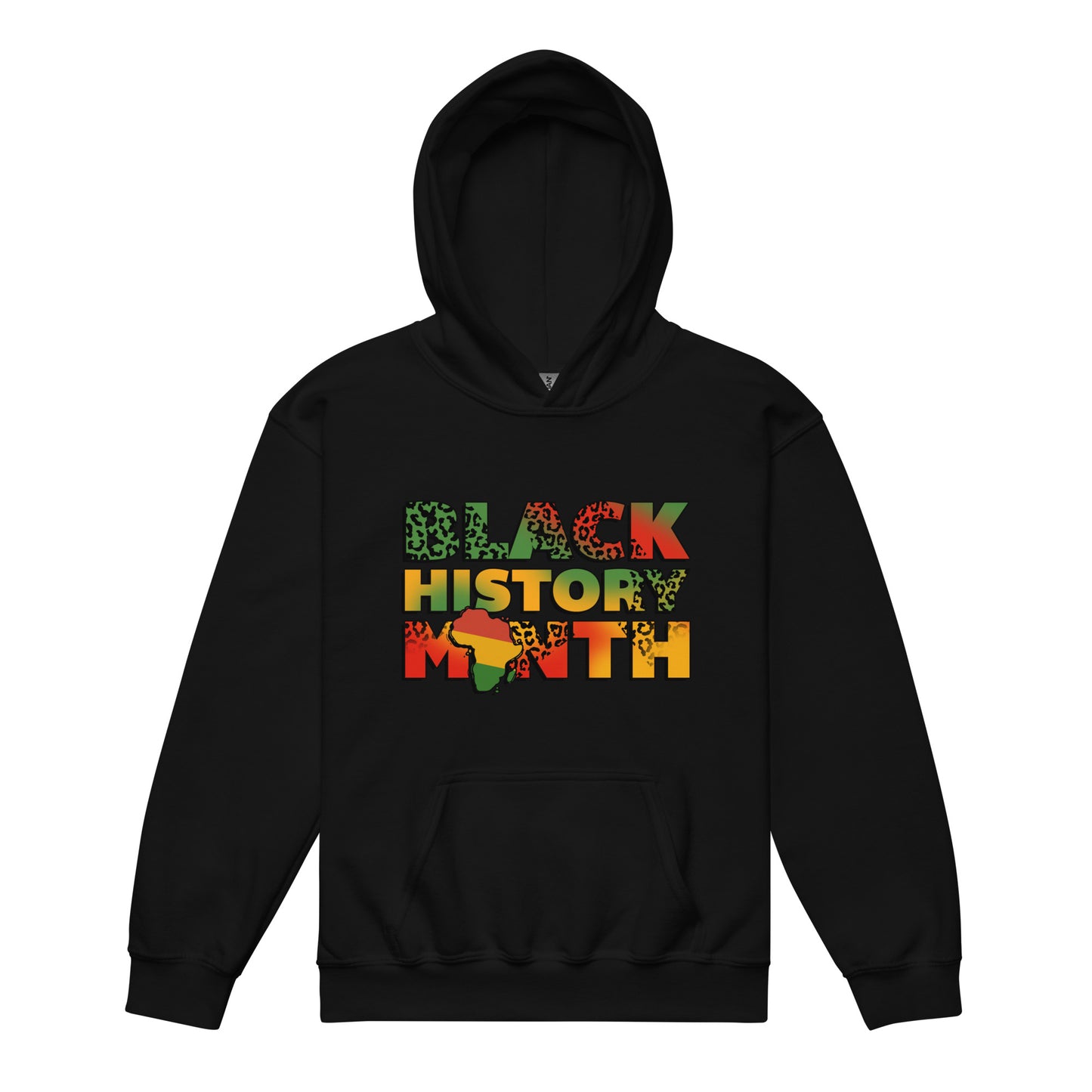 "BLACK HISTORY MONTH" Youth Heavy Blend Hoodie