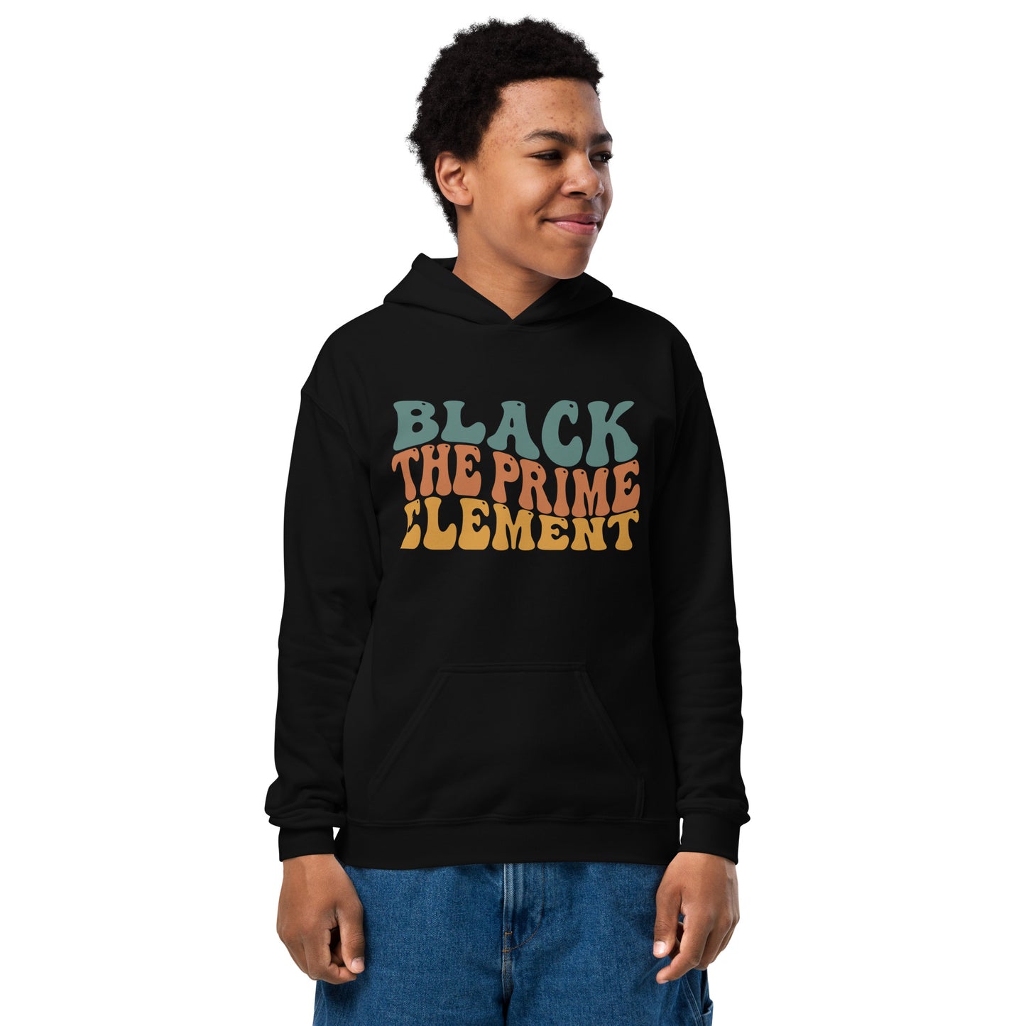 "THE PRIME ELEMENT" Youth Heavy Blend Hoodie