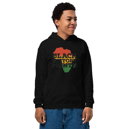 "BLACK HISTORY MONTH" Youth Heavy Blend Hoodie