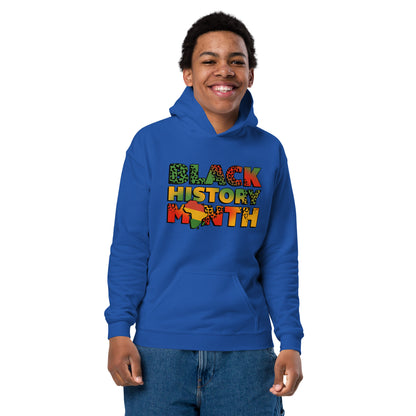 "BLACK HISTORY MONTH" Youth Heavy Blend Hoodie