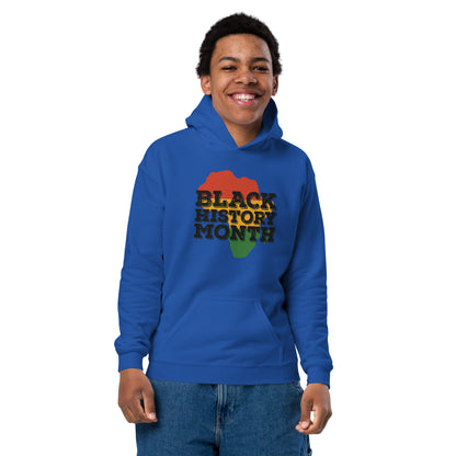 "BLACK HISTORY MONTH" Youth Heavy Blend Hoodie