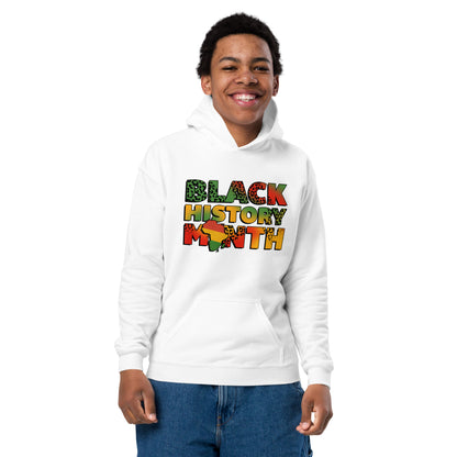 "BLACK HISTORY MONTH" Youth Heavy Blend Hoodie