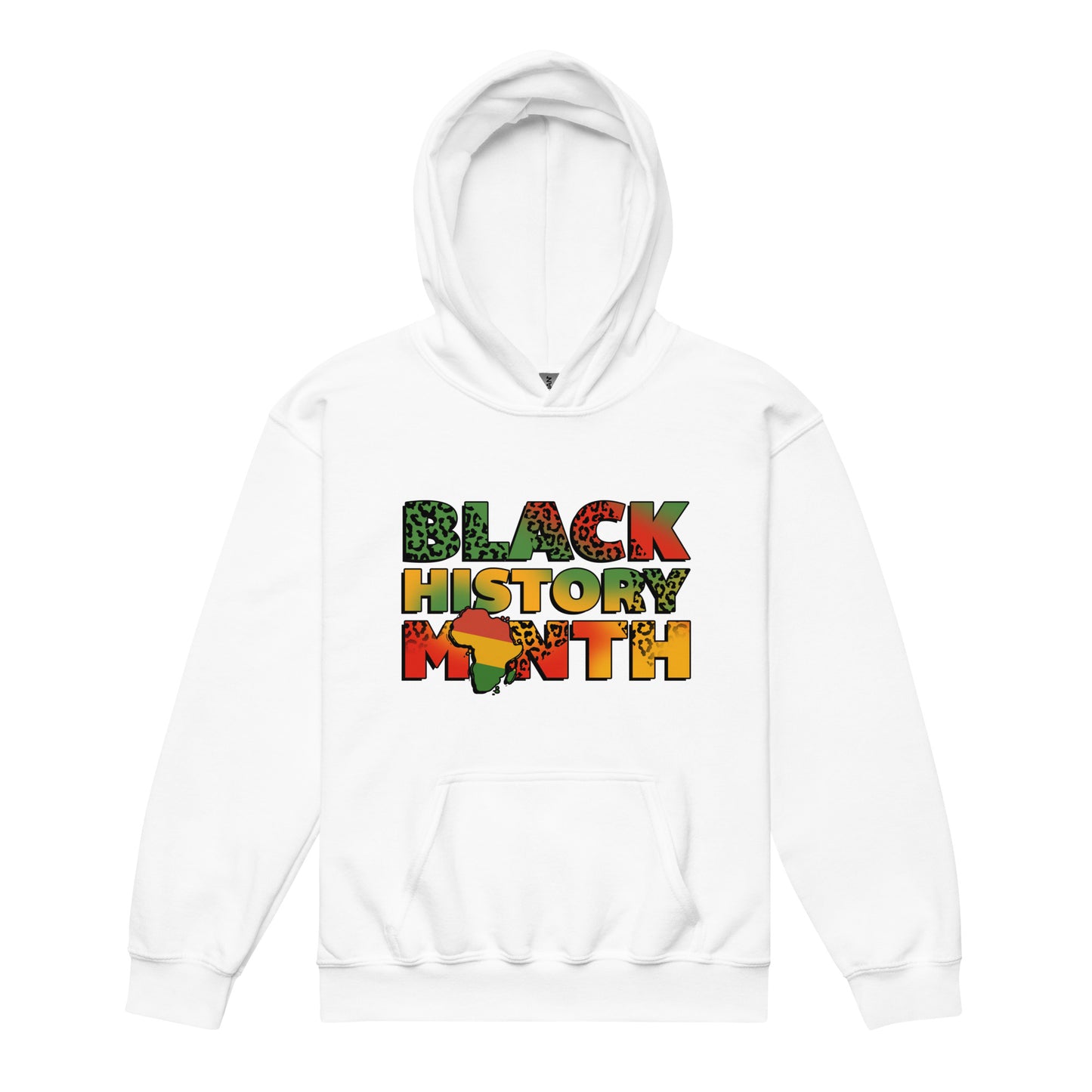 "BLACK HISTORY MONTH" Youth Heavy Blend Hoodie