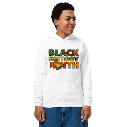 "BLACK HISTORY MONTH" Youth Heavy Blend Hoodie